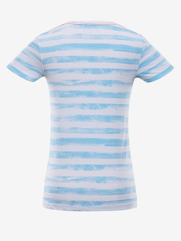 ALPINE PRO Dámske bavlnené tričko ALPINE PRO WATERA modré