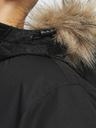 Jack & Jones Čierna pánska bunda Jack & Jones Star Parka