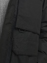 Jack & Jones Čierna pánska bunda Jack & Jones Star Parka