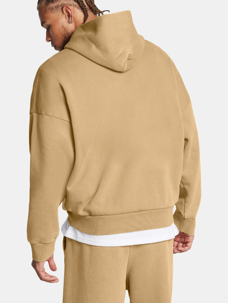 Under Armour Pánska mikina Under Armour UA Icon HWT Flc Wash OS Hood-BRN