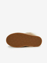 UGG Béžové dámske vzorované semišové domáce papuče UGG