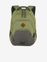 Travelite Zelený batoh Travelite Basics Melange Green/grey