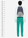 Travelite Zelený batoh Travelite Basics Melange Green/grey