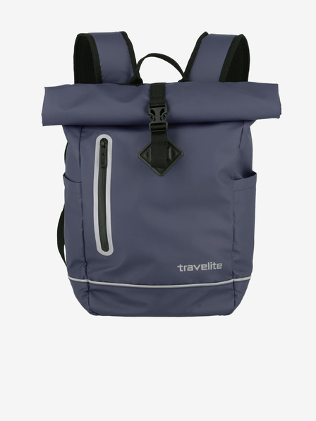 Travelite Tmavomodrý batoh Travelite Basics Roll-up Plane