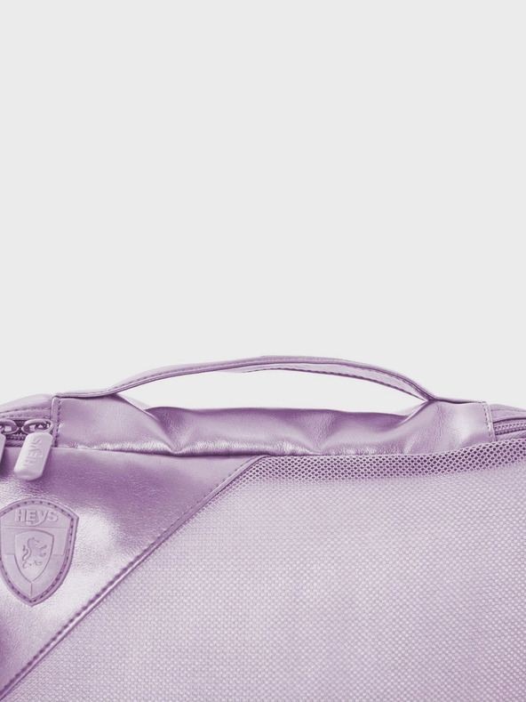 Heys Heys Metallic Packing Cube 5ks sada piatich cestovných tašiek vo svetlo fialovej farbe