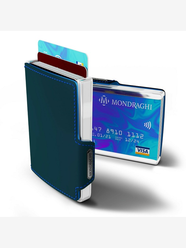 Mondraghi Petrolejová kožená peňaženka Mondraghi Elegance