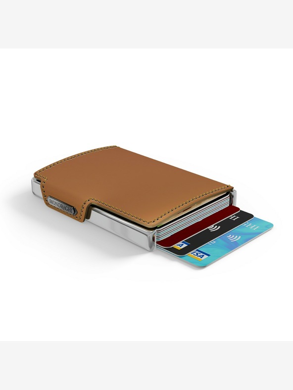 Mondraghi Hnedá kožená peňaženka Mondraghi Elegance