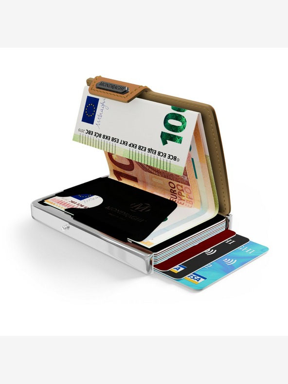 Mondraghi Hnedá kožená peňaženka Mondraghi Elegance