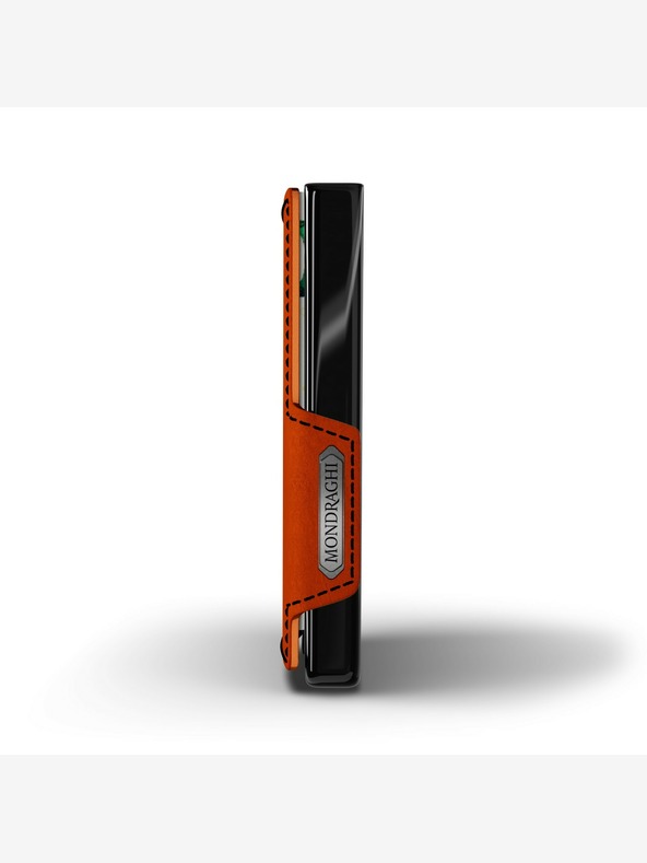 Mondraghi Oranžová kožená peňaženka Mondraghi Racing