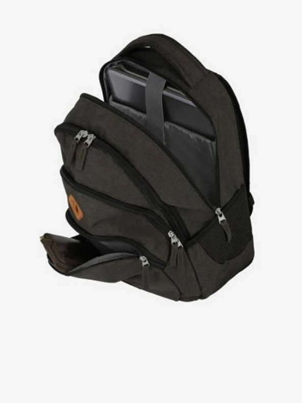 Travelite Tmavo hnedý batoh Travelite Basics Melange