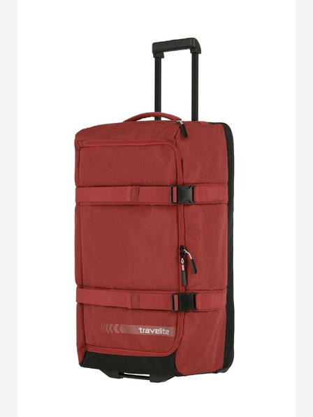Travelite Travelite Kick Off Wheeled Duffle L - červená