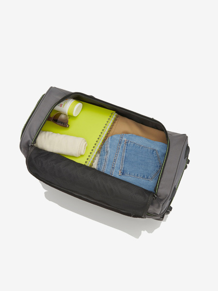 Travelite Taška na kolieskach Travelite Basics S - sivo-zelená