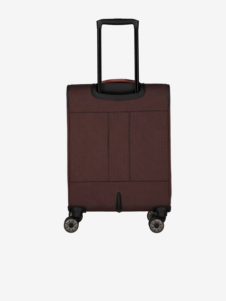 Travelite Ružovo-hnedý cestovný kufor Travelite Viia 4w S