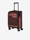 Travelite Ružovo-hnedý cestovný kufor Travelite Viia 4w S