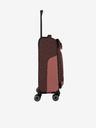 Travelite Ružovo-hnedý cestovný kufor Travelite Viia 4w S