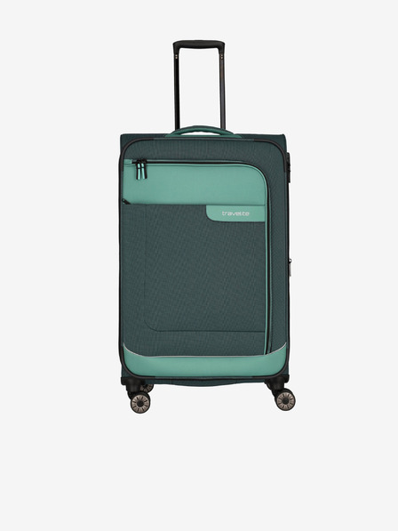 Travelite Zelený kufor Travelite Viia 4w L