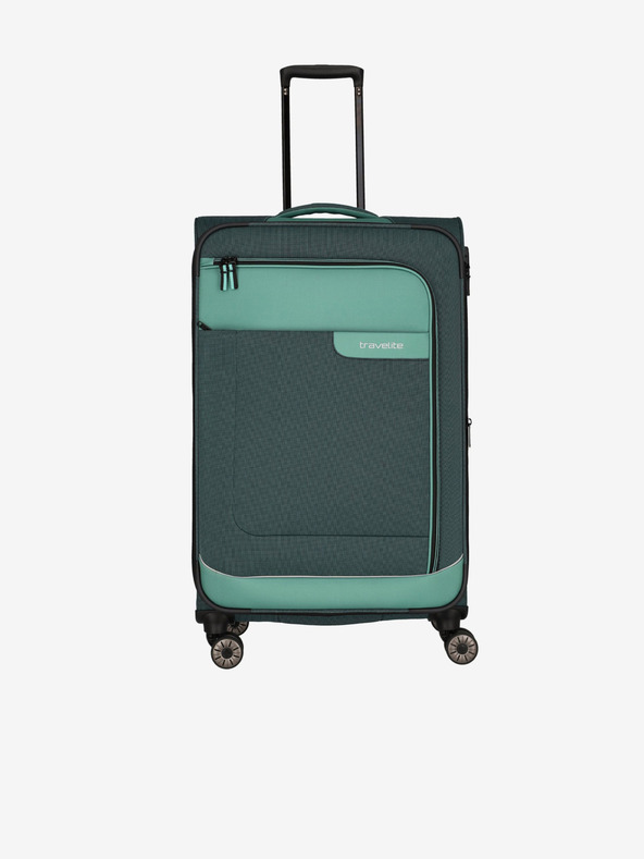 Travelite Zelený kufor Travelite Viia 4w L