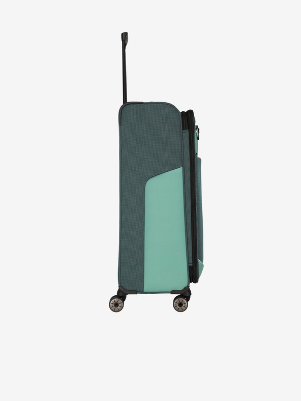 Travelite Zelený kufor Travelite Viia 4w L