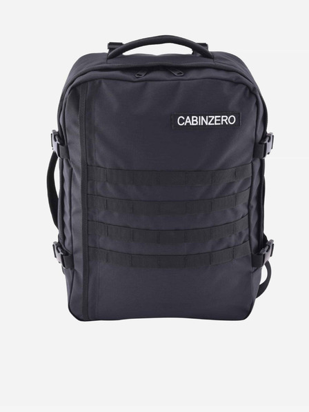 CabinZero Čierny batoh CabinZero Military 36L Absolute Black