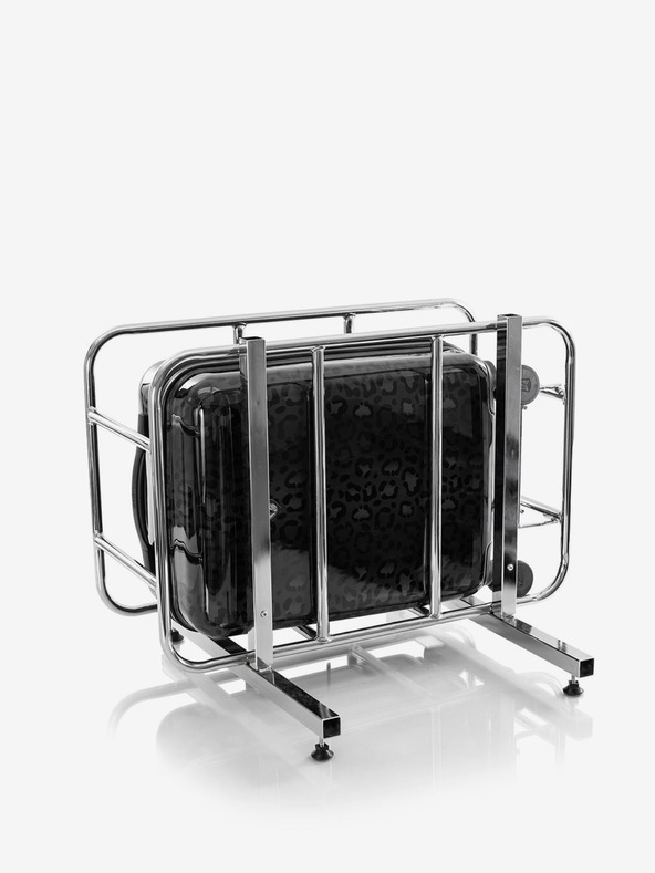 Heys Čierny vzorovaný cestovný kufor Heys Black Leopard S