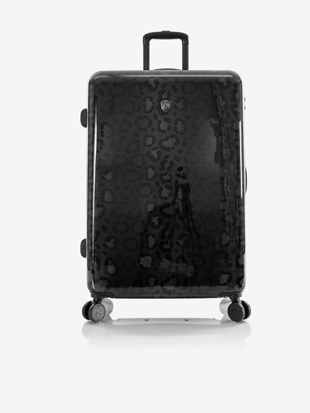 Heys Cestovný kufor Heys Black Patterned Black Leopard L