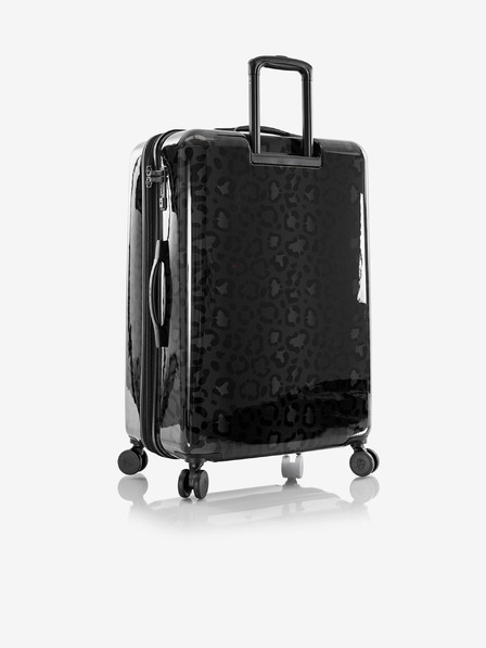 Heys Cestovný kufor Heys Black Patterned Black Leopard L