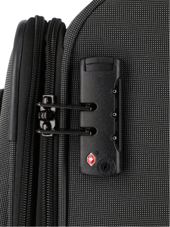 Travelite Tmavo šedá Travelite Viia 4w Travel Duffel M Anthracite