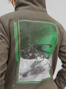 O'Neill Khaki chlapčenská mikina O'Neill HYBRID SWEAT HOODY FZ