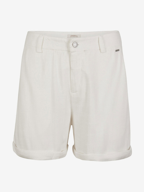 O'Neill Biele dámske šortky O'Neill LW ESSENTIALS SHORTS