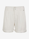 O'Neill Biele dámske šortky O'Neill LW ESSENTIALS SHORTS
