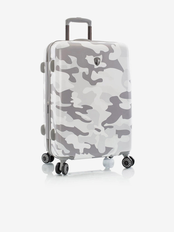 Heys Biely cestovný kufor Heys White Camo M