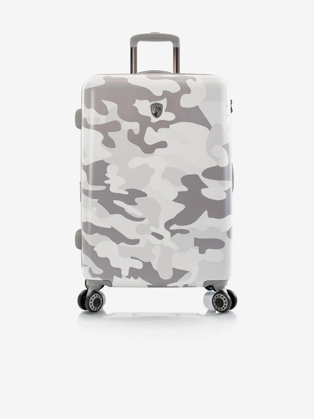 Heys Biely cestovný kufor Heys White Camo M