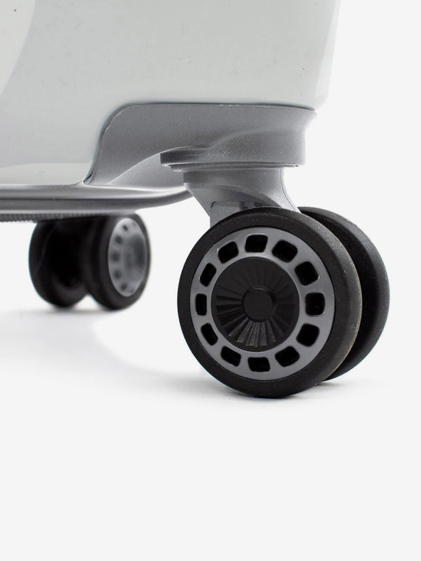 Heys Biely cestovný kufor Heys White Camo M