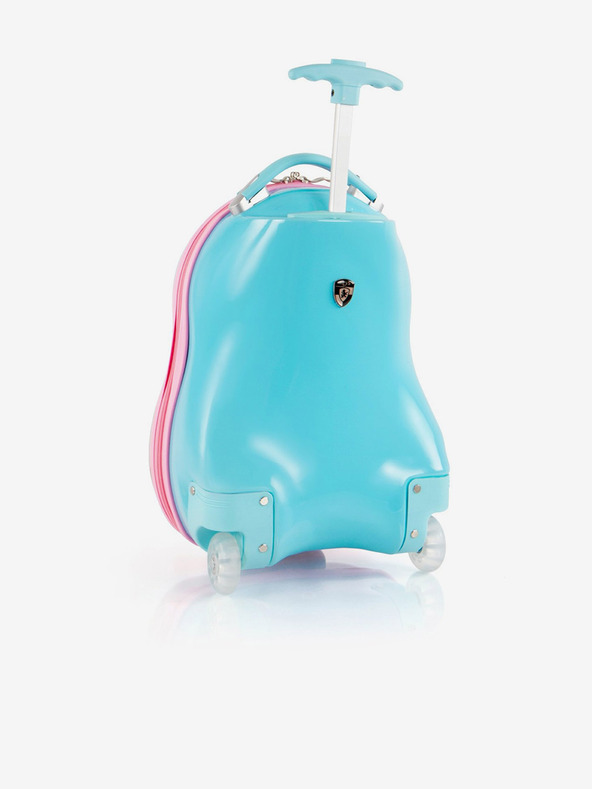 Heys Modrý kufor Heys Kids Trolls Turquoise