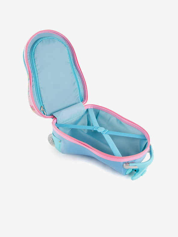 Heys Modrý kufor Heys Kids Trolls Turquoise
