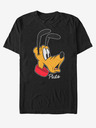 ZOOT.Fan Čierne unisex tričko ZOOT. FAN Disney Pluto