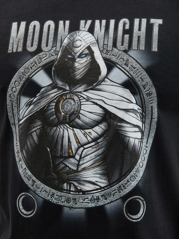 ZOOT.Fan Čierne unisex tričko Moon Knight ZOOT. FAN Marvel