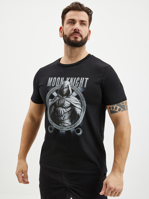 ZOOT.Fan Čierne unisex tričko Moon Knight ZOOT. FAN Marvel