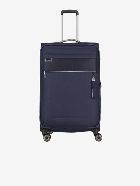 Travelite Tmavomodrý cestovný kufor Travelite Miigo 4w L