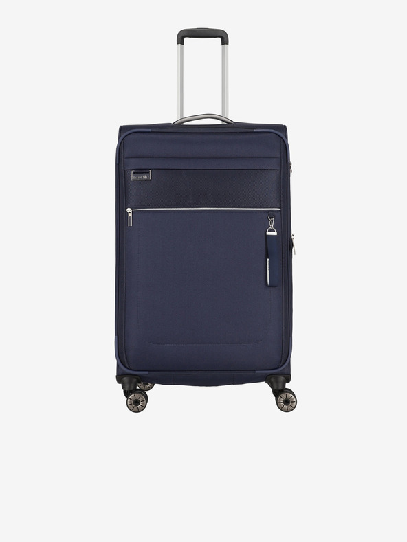 Travelite Tmavomodrý cestovný kufor Travelite Miigo 4w L