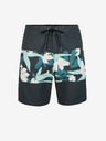O'Neill Zeleno-sivé pánske vzorované šortky O'Neill HYPERFREAK CAMORRO 17'' BOARDSHORTS