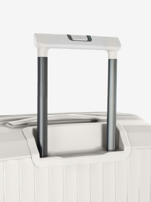 Heys Sada troch bielych cestovných kufrov Heys Airlite S,M,L