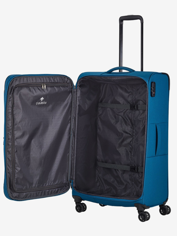 Travelite Sada troch cestovných kufrov Travelite Chios S,M,L Petrol