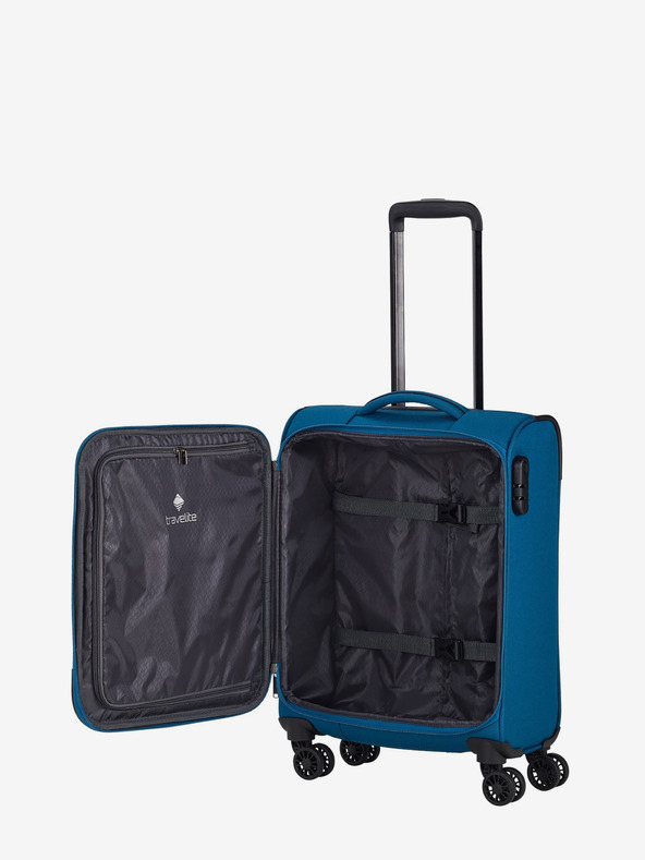 Travelite Sada troch cestovných kufrov Travelite Chios S,M,L Petrol