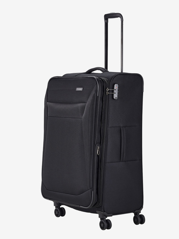 Travelite Sada troch cestovných kufrov Travelite Chios S,M,L Black