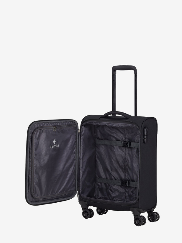 Travelite Sada troch cestovných kufrov Travelite Chios S,M,L Black