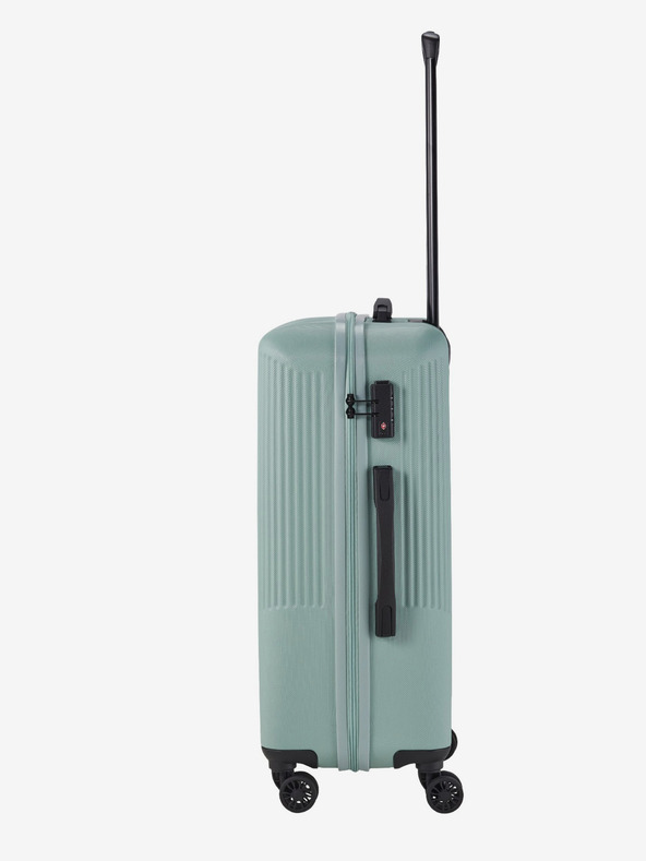 Travelite Svetlozelený kufor Travelite Bali M Mint