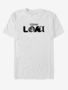 ZOOT.Fan Biele unisex tričko ZOOT.Fan Marvel Loki Logo