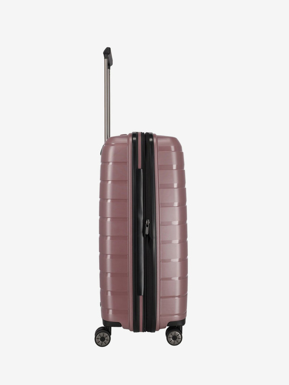 Travelite Ružový cestovný kufor Travelite Air Base M