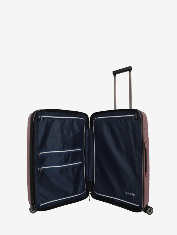 Travelite Ružový cestovný kufor Travelite Air Base M